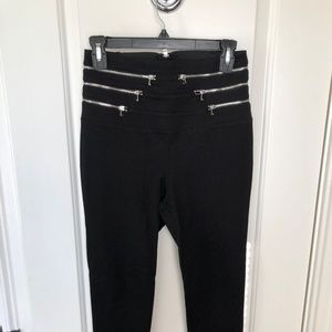 Bebe Zipper Leggings